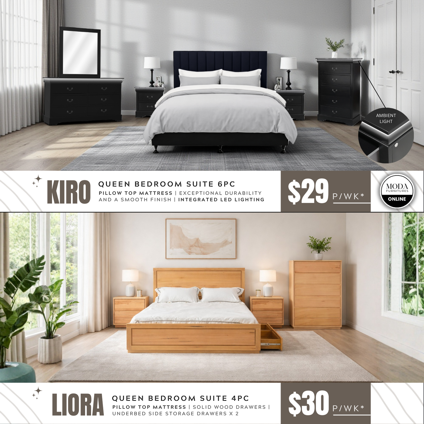 Modern Comfort & Storage