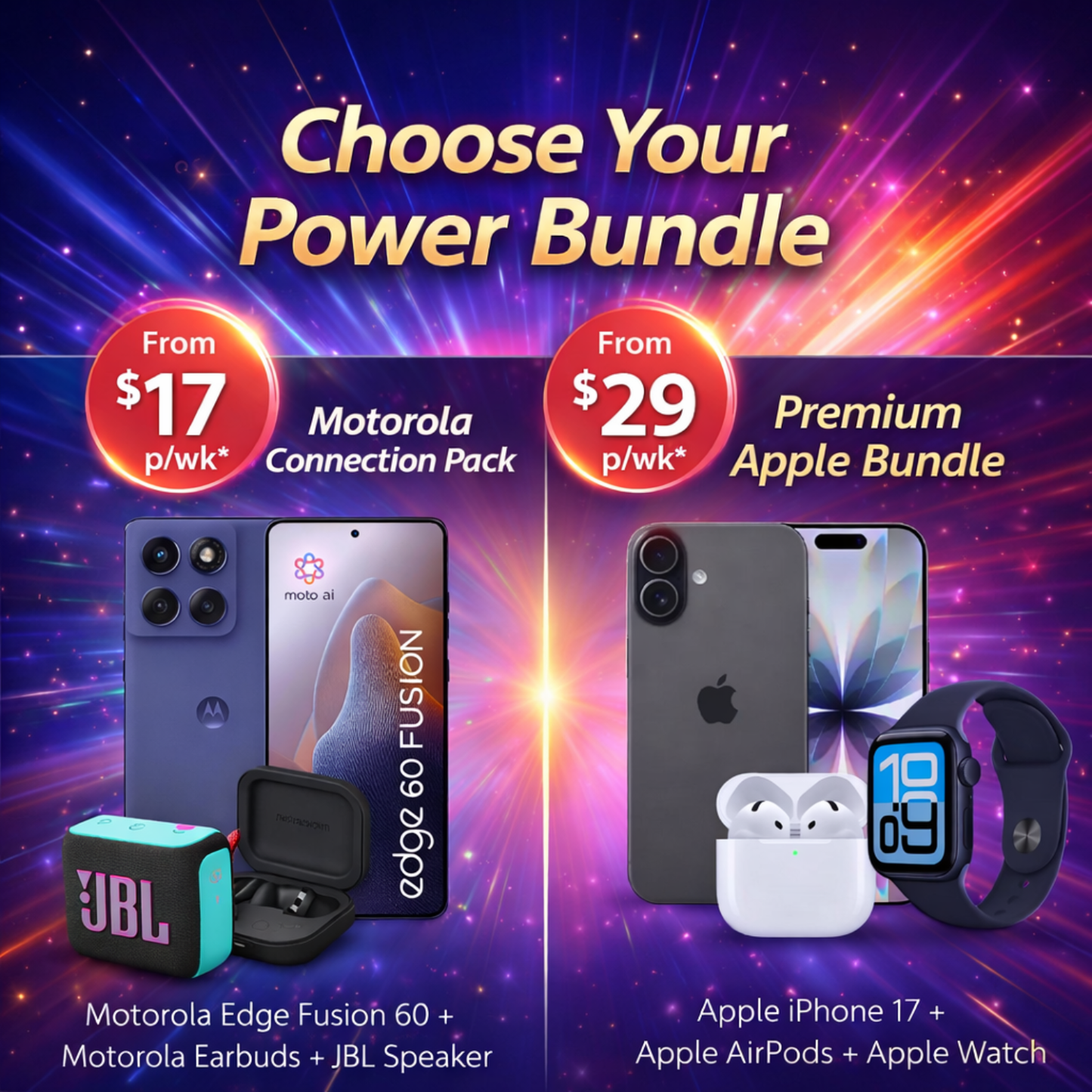 CHOOSE YOUR POWER BUNDLE