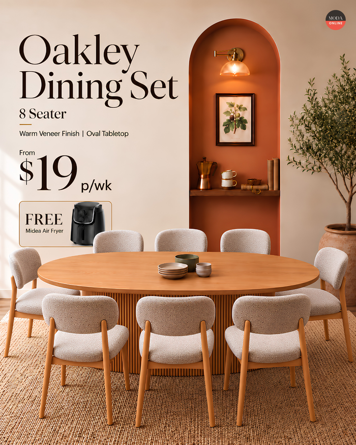 Oakley Dining Set – 8 Seater