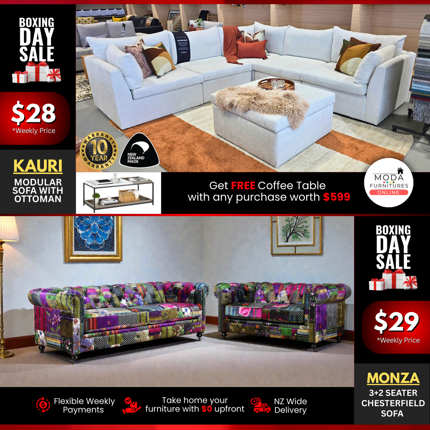 š„šļø Boxing Day Sofa Event ā Modular & Chesterfield Favourites šļøš„