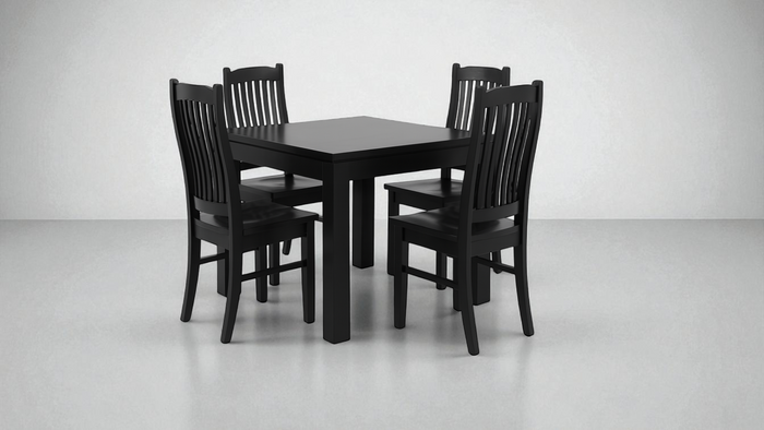 Brighton Dining Suite - Black