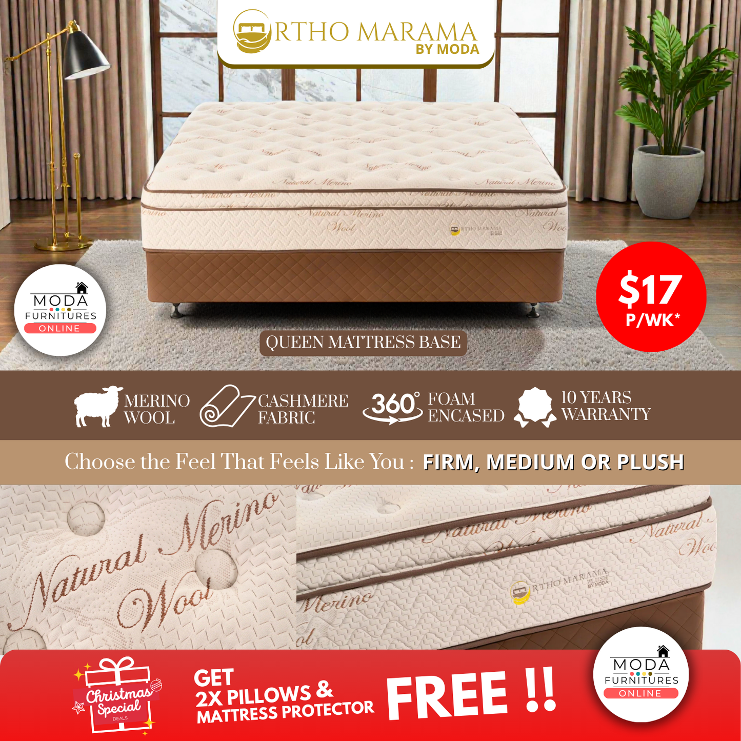 🎄✨ MODA CHRISTMAS SALE — SLEEP LUXURY MADE AFFORDABLE! ✨🎄