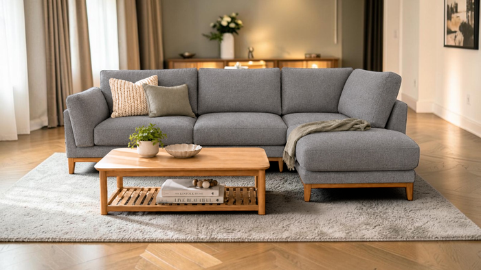 Troy 3 Seater Chaise Sofa