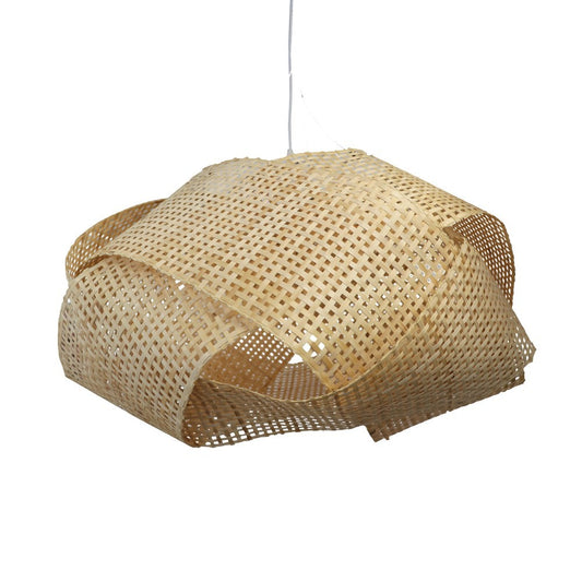 Ribbon Pendant Bamboo - Natural