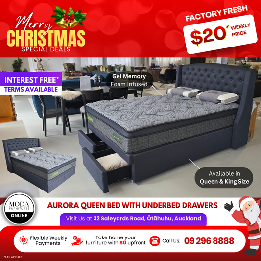 🎄🛏️ Aurora Luxe Christmas Storage Bed 🛏️🎄