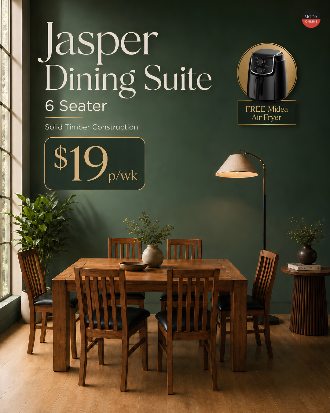 Jasper Dining Suite – 6 Seater