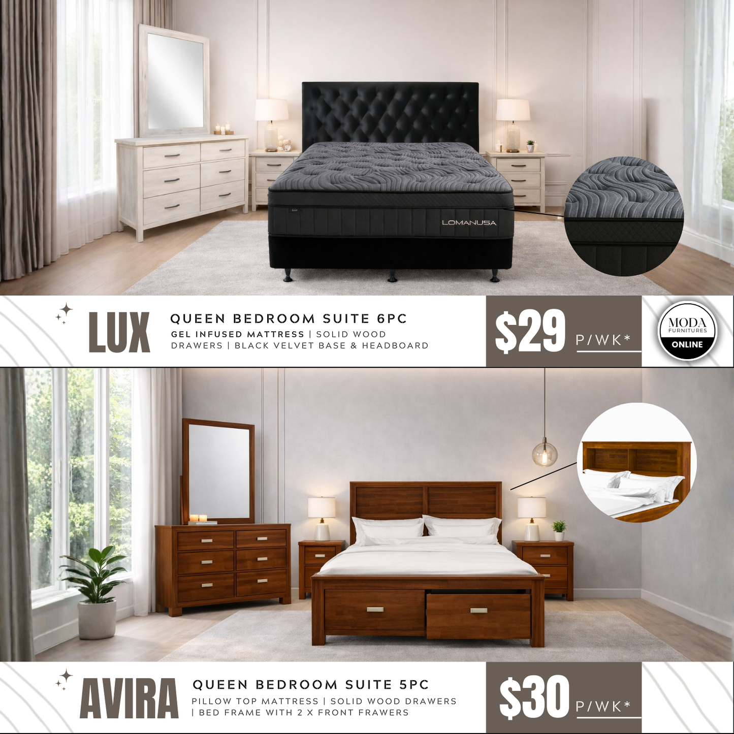 Modern Comfort & Storage