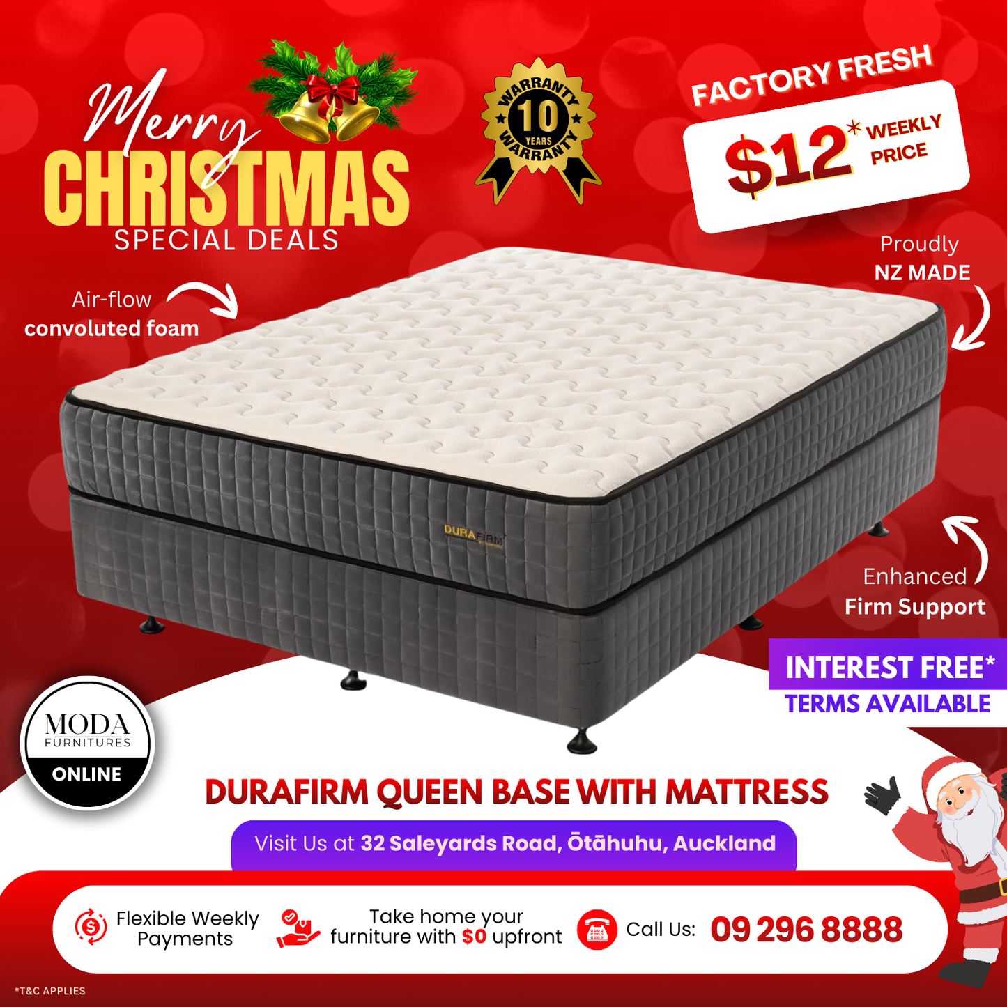 🎄🛏️ Durafirm Christmas Sleep Essentials Set 🛏️🎄