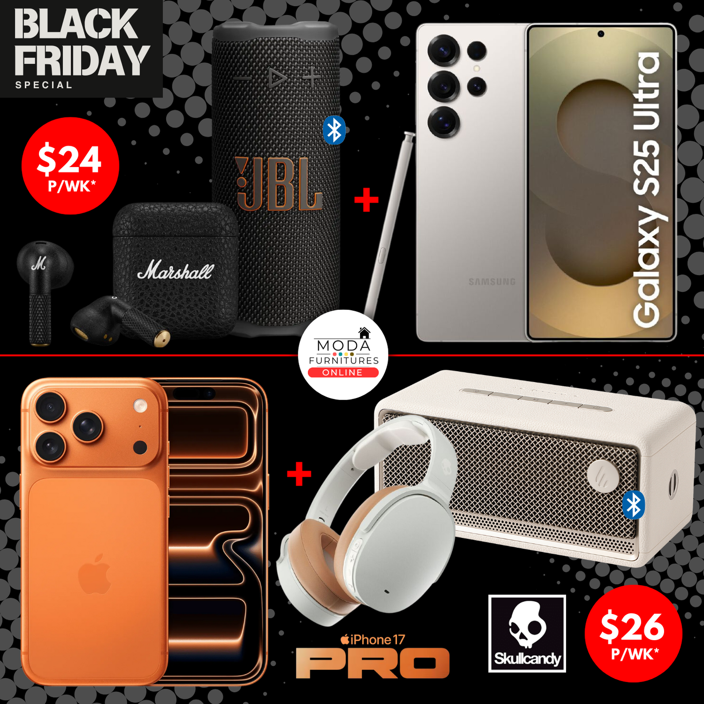 🎧 Upgrade Your Tech • 💥 Huge Value Combos • ⚡ Apply In-Store Today!