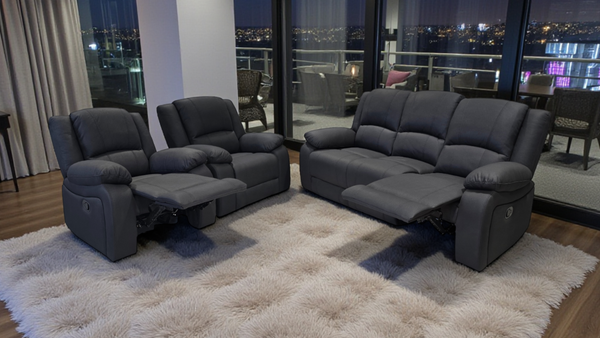 MIDNIGHT Manual Reclining Sofa