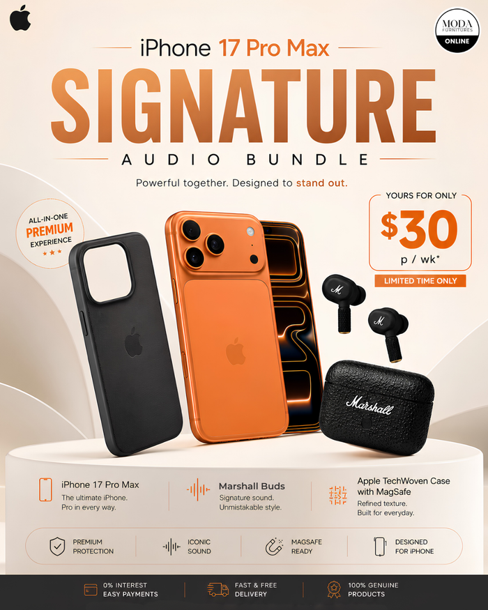 iPhone 17 Pro Max Signature Audio Bundle