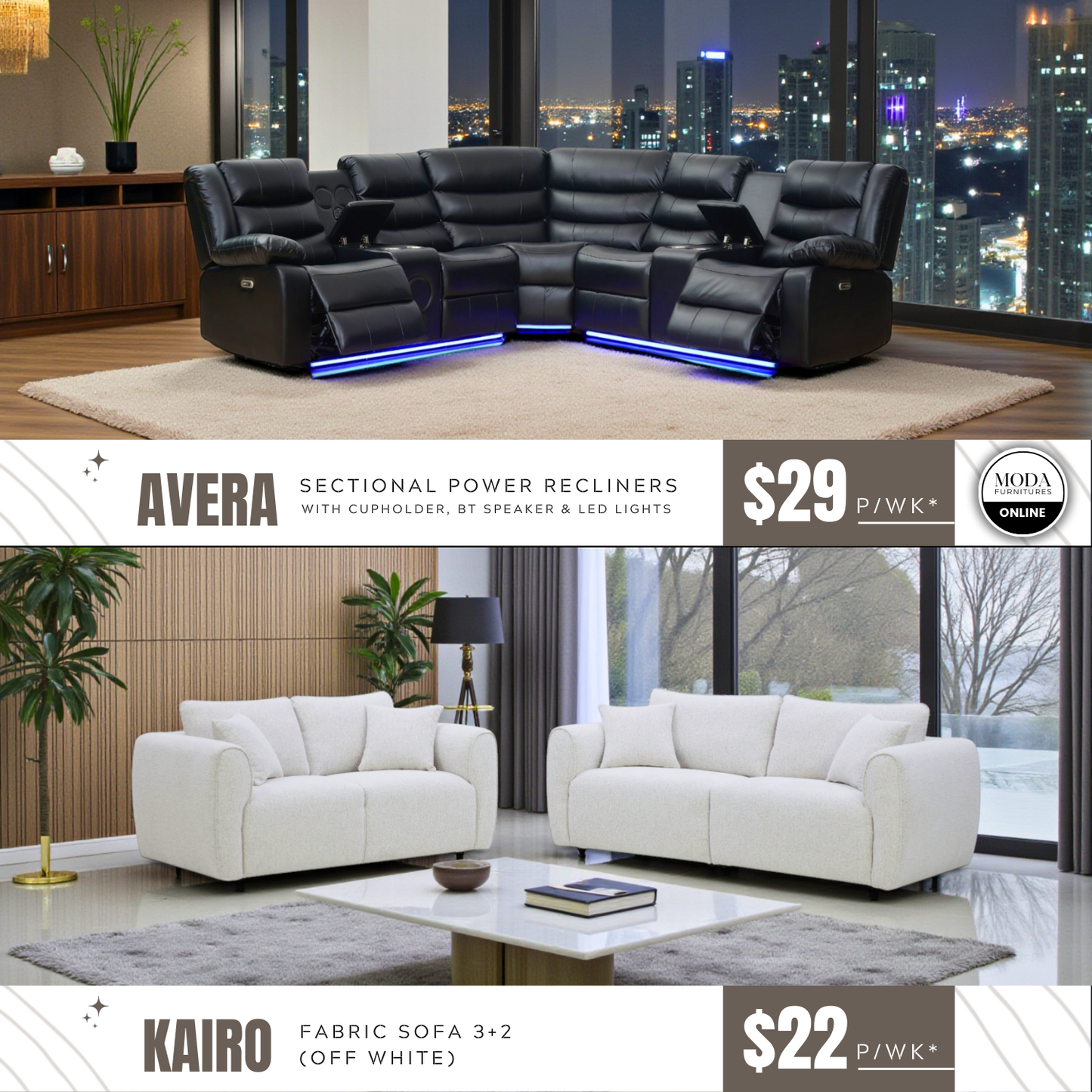Dual Comfort Sofa Deals