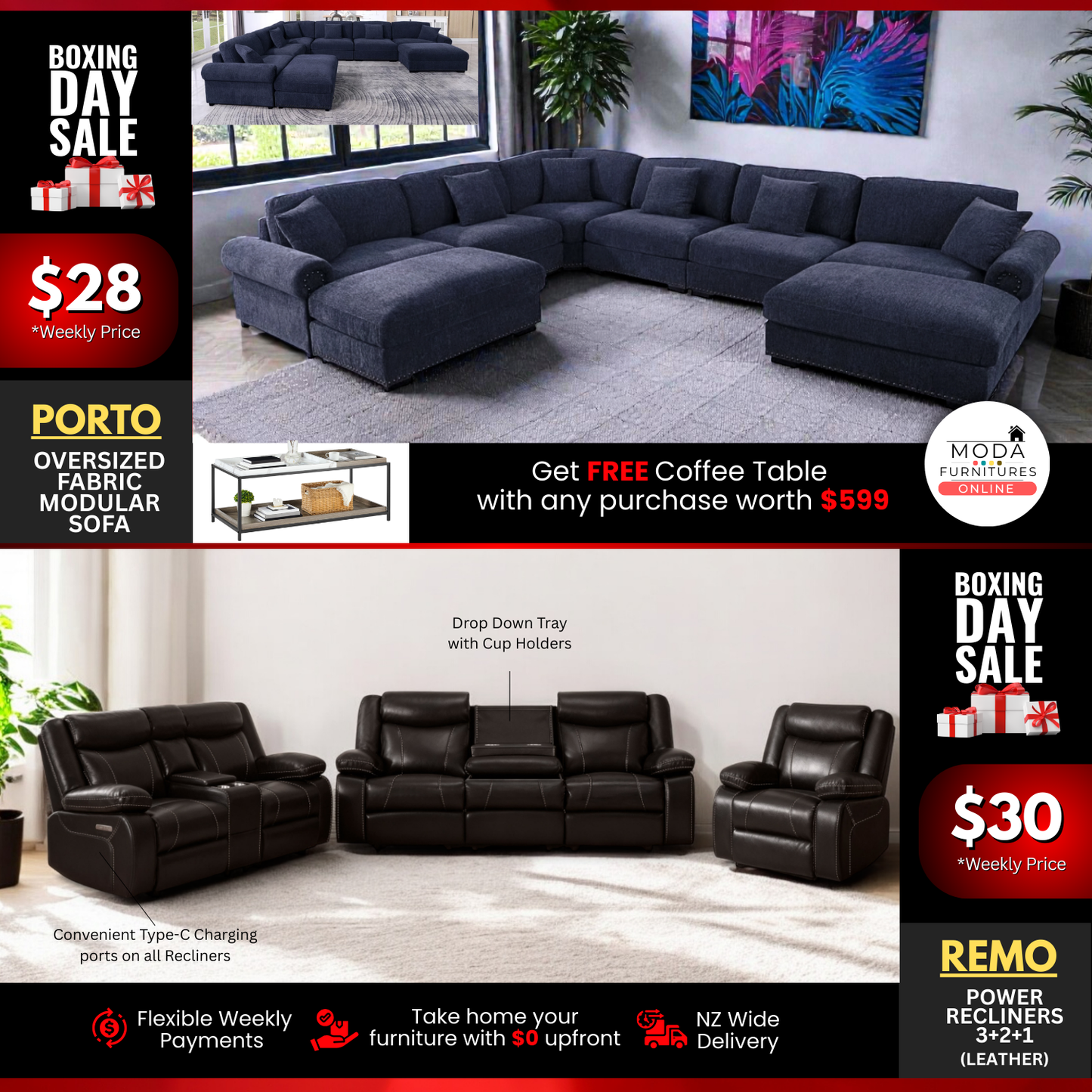 🥊🛋️ Boxing Day Sofa & Recliner Sale 🛋️