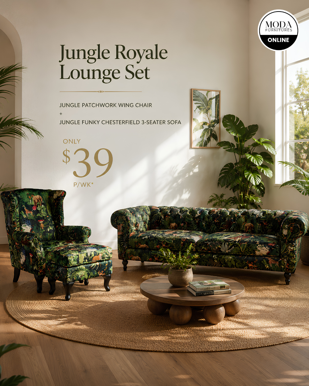 Jungle Royale Lounge Set