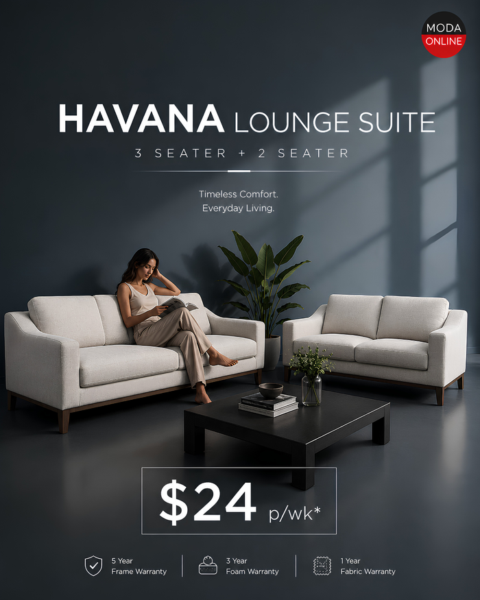 Havana Lounge Suite – 3 Seater + 2 Seater