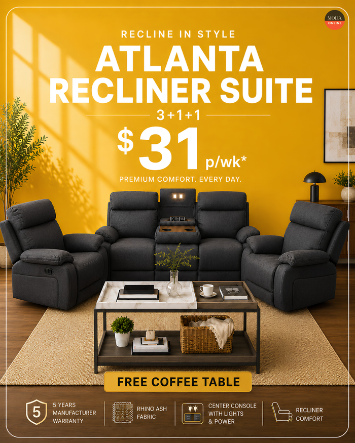 Atlanta Recliner Suite 3+1+1