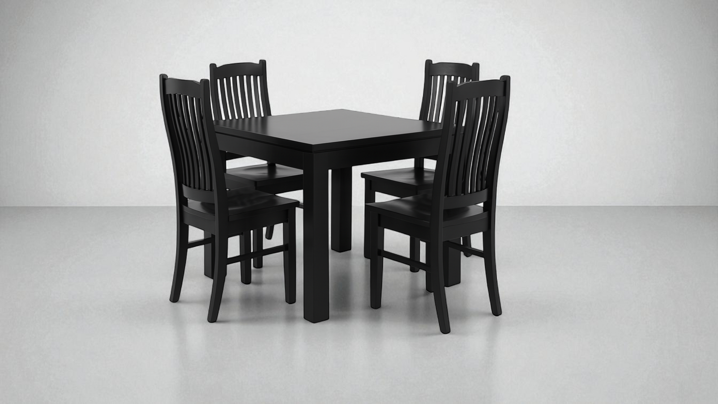 Brighton Dining Suite - Black