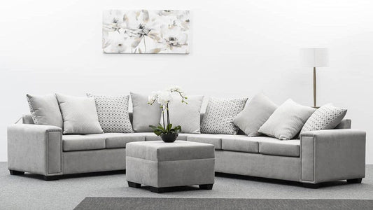 Aalto Fabric Sofa with Ottoman (NZ Made)