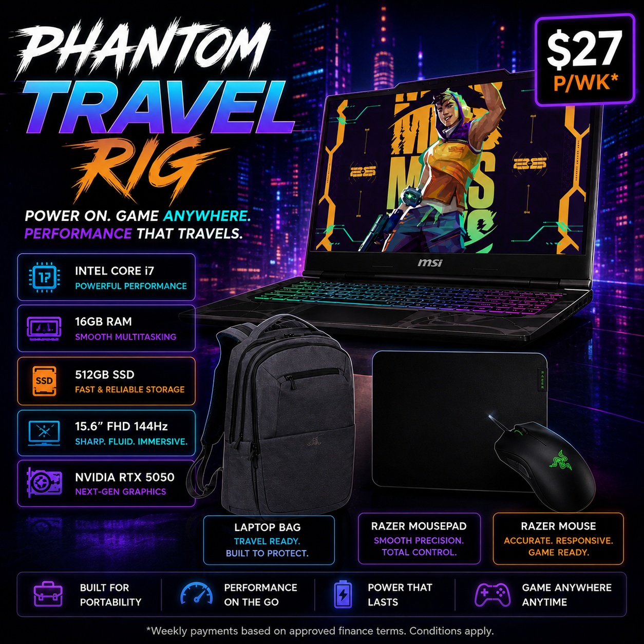 🎮 PHANTOM TRAVEL RIG
