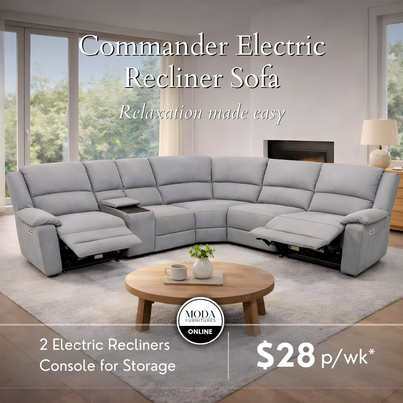 COMMANDER ELECTRIC RECLINER SOFA