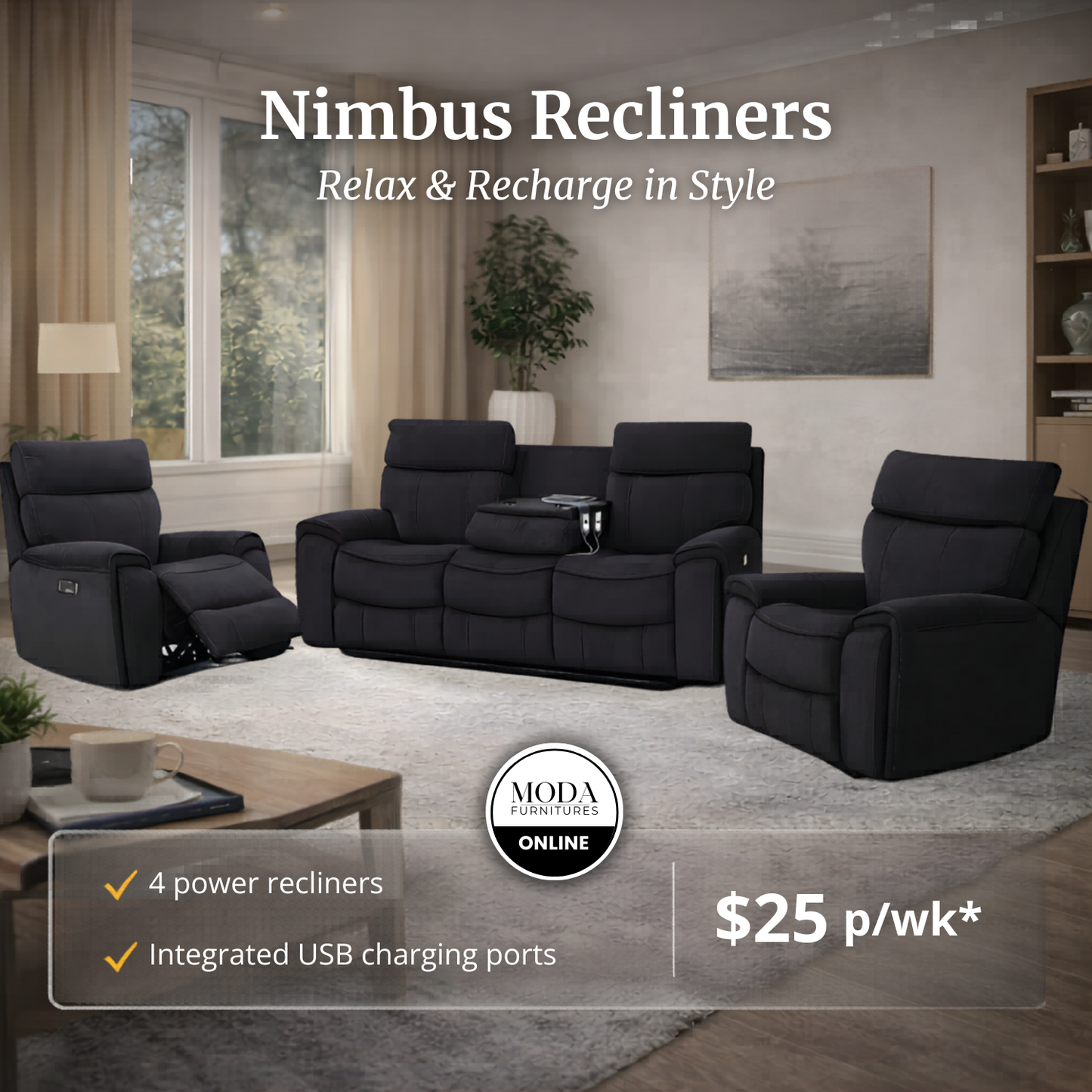 NIMBUS RECLINER SUITE