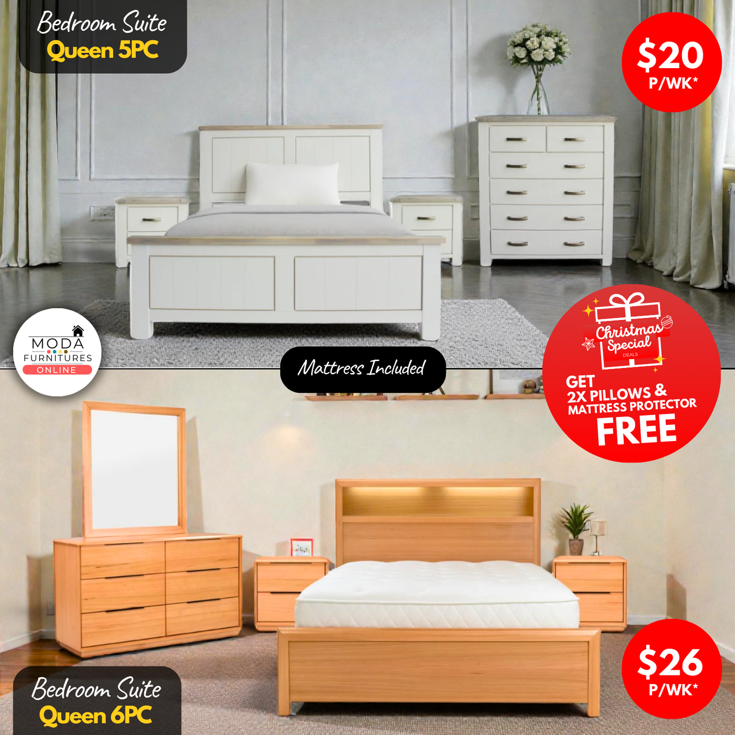 🎄✨ MODA CHRISTMAS MEGA BEDROOM SALE — LUXURY FOR LESS! ✨🎄