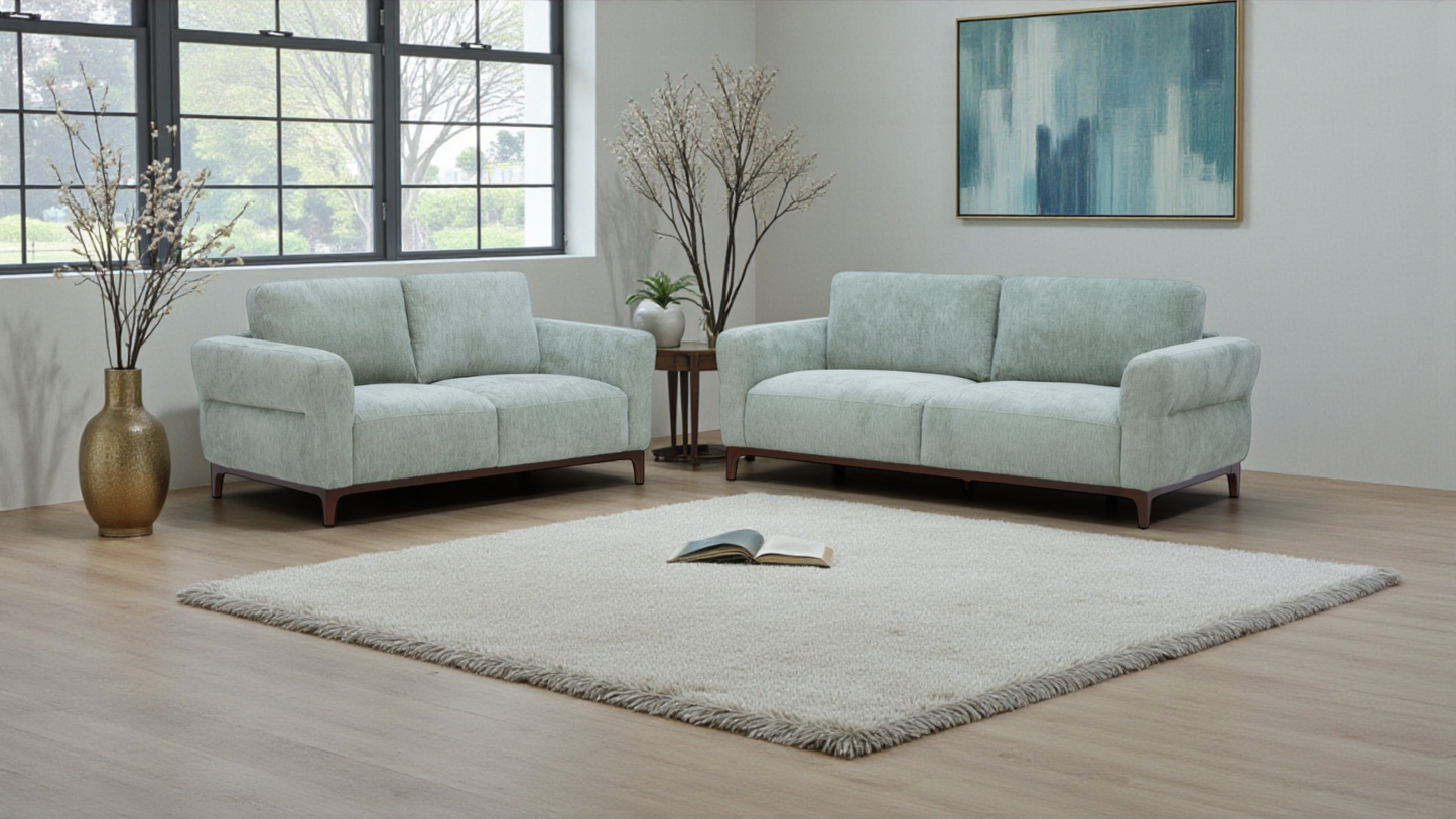 NOMA Fabric Sofa 3+2 (Light Green)