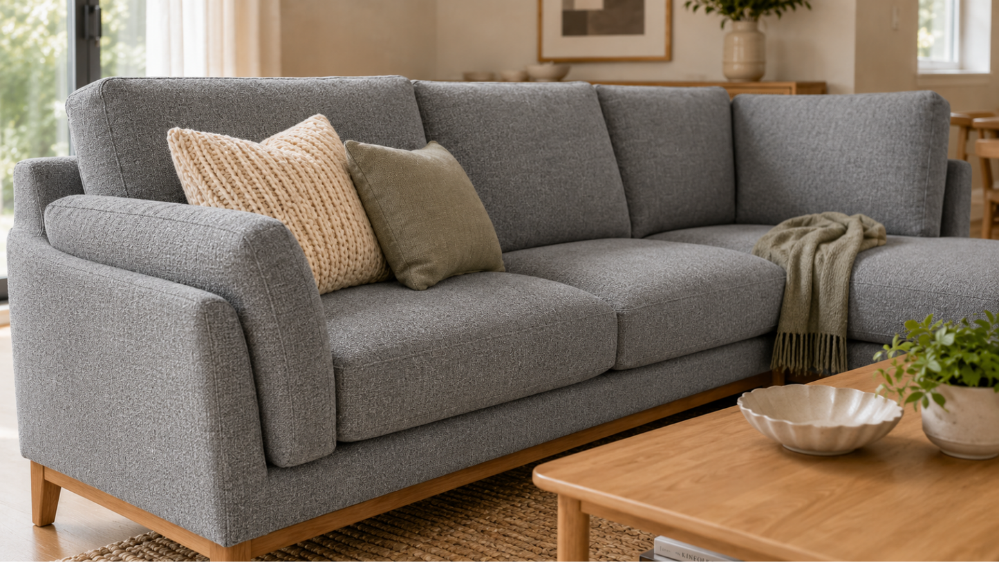 Troy 3 Seater Chaise Sofa