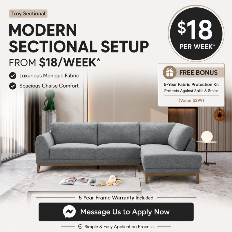 Troy Modern Sectional Sofa
