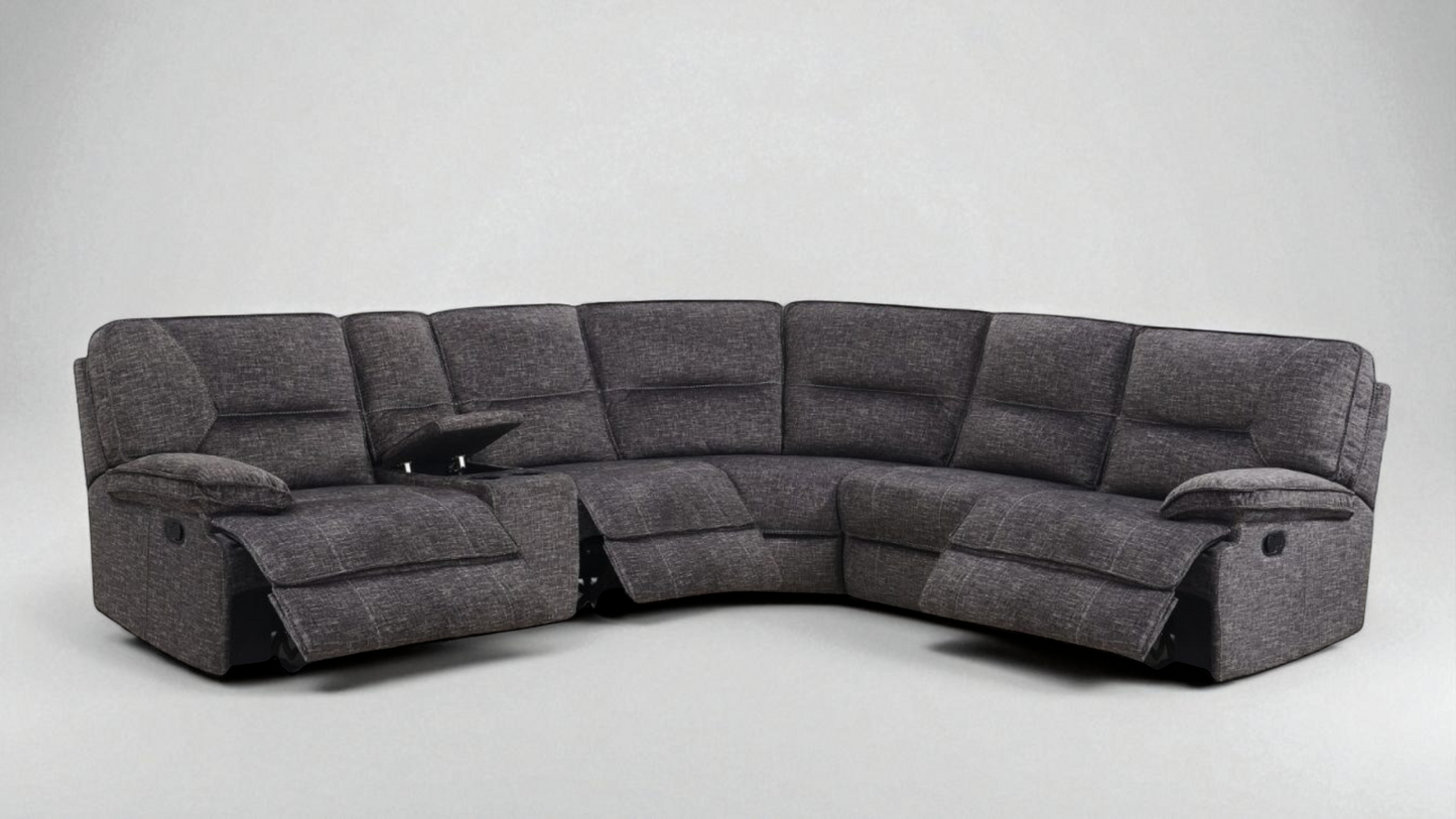 Ruskin Fabric Sec Corner (Dark Grey)